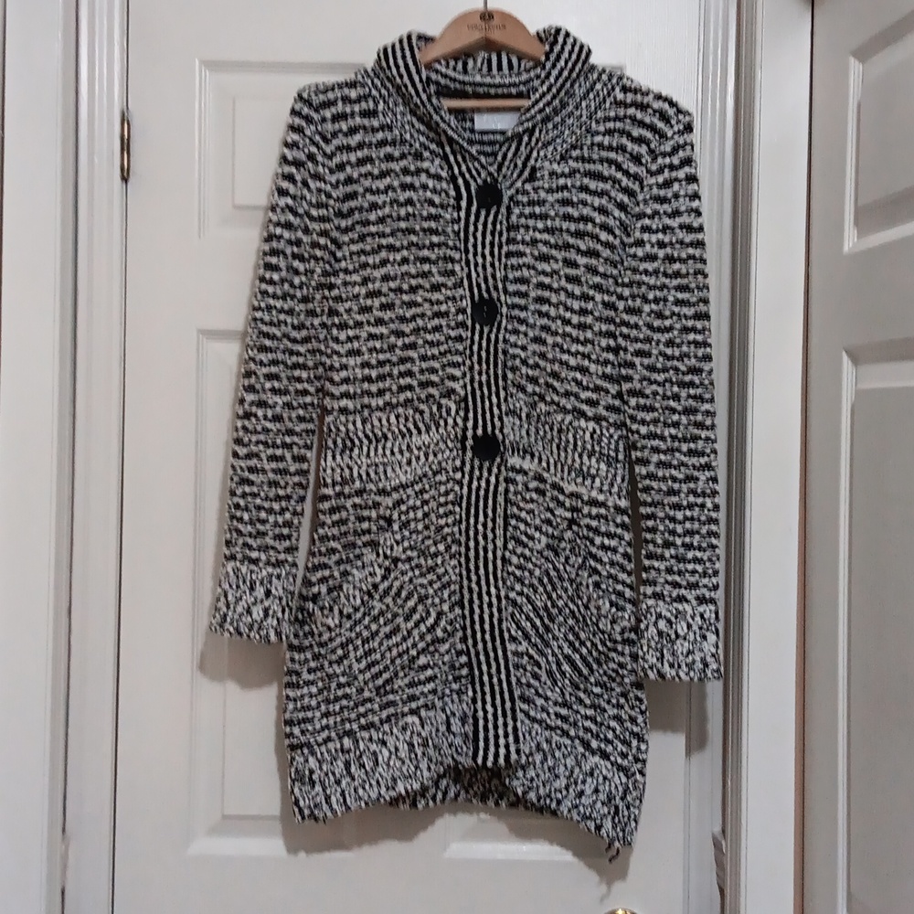Hooded cardigan